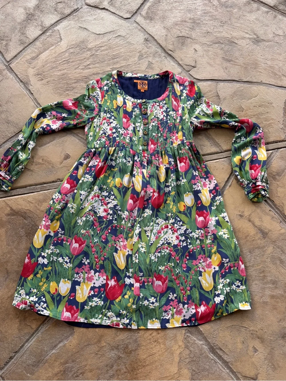 Tory Burch Spring 2010 Runway Floral Silk Dress Size 4 Archive